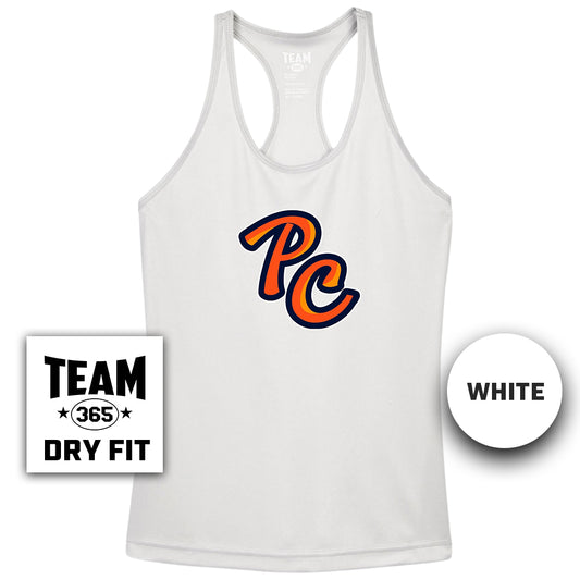 Performance Women’s Racerback T - Peach Clobbers Baseball V2