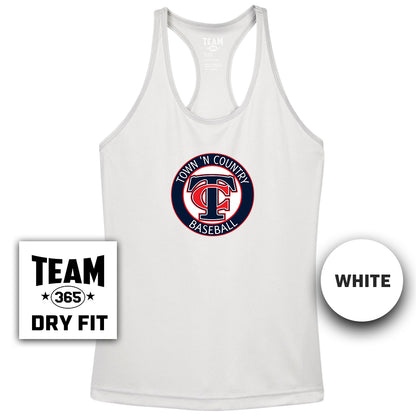 Performance Women’s Racerback T - Town N Country Baseball V2