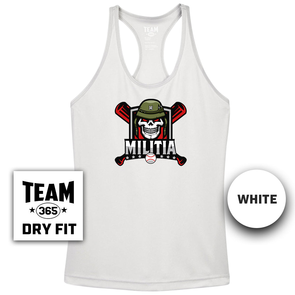 Performance Women’s Racerback T - Militia Baseball