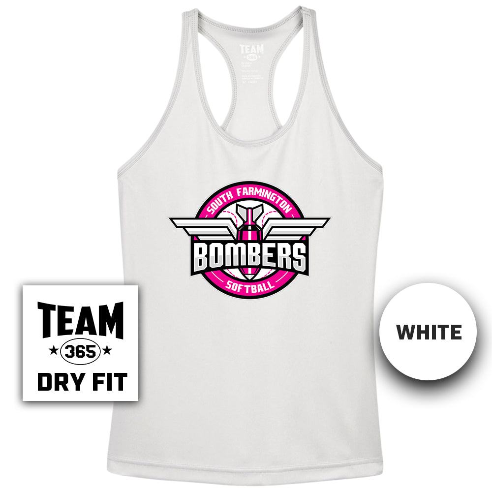 Performance Women’s Racerback T - South Farmington Bombers Softball