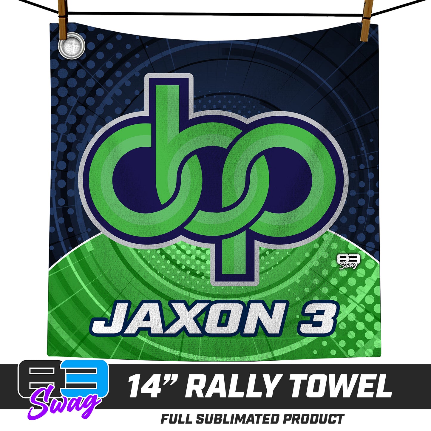 CUSTOM - 14"x14" Rally Towel - Orlando Baseball Prospects - OBP