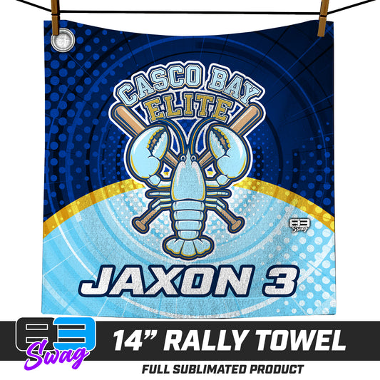 CUSTOM - 14"x14" Rally Towel - Casco Bay Elite Baseball