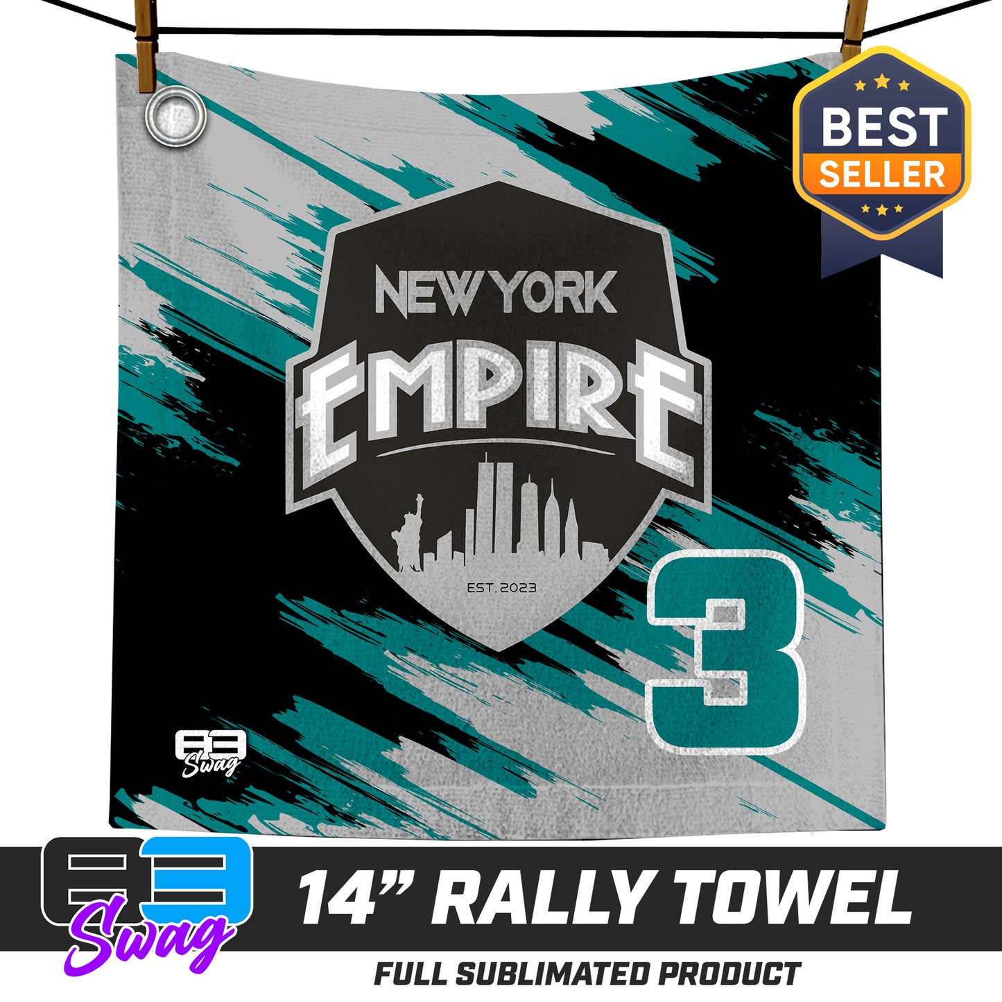 14"x14" Rally Towel  - New York Empire Softball