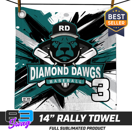 14"x14" Rally Towel  - Diamond Dawgs V.2016