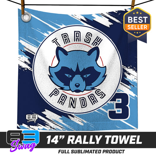 14"x14" Rally Towel - Trash Pandas Softball
