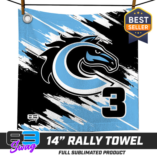 14"x14" Rally Towel  - Colts Baseball