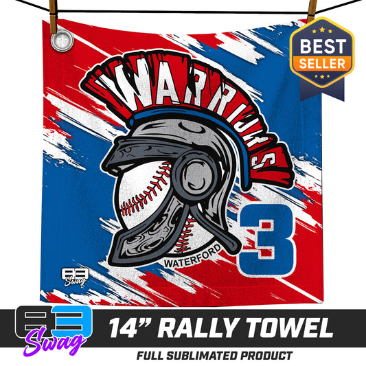 14"x14" Rally Towel  - Waterford Warriors - 2024 Fall Edition