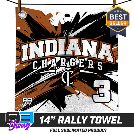 14"x14" Rally Towel  - Indiana Chargers Baseball