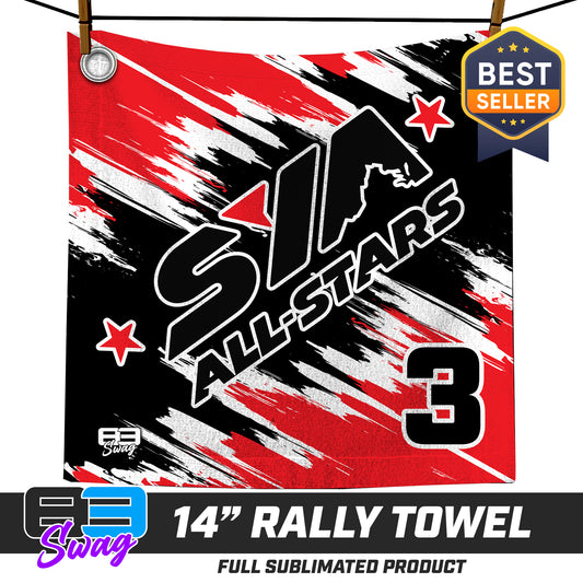 14"x14" Rally Towel - SYA All Stars Baseball