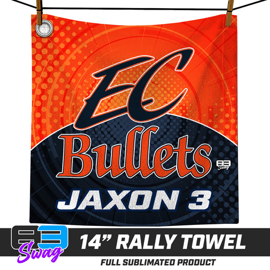 CUSTOM - 14"x14" Rally Towel - EC Bullets Softball