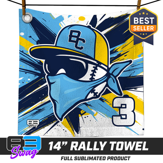 14"x14" Rally Towel  - Bold City Bandits Baseball 2026 VERSION