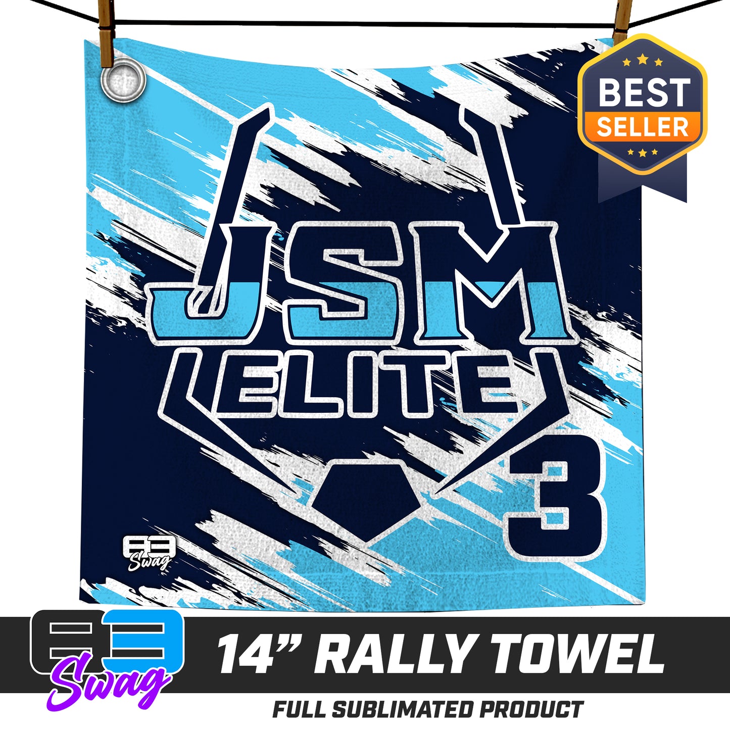 14"x14" Rally Towel - JSM ELITE Baseball