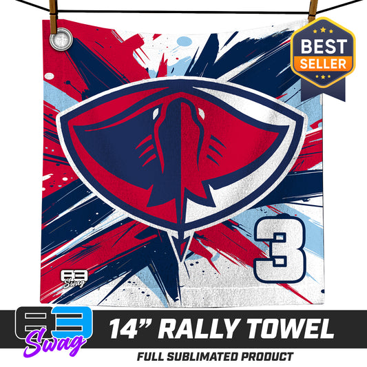 14"x14" Rally Towel  - Pasco Stingers Baseball v.26