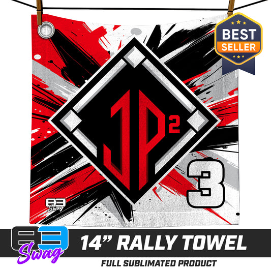14"x14" Rally Towel  - JP2 Sports Baseball