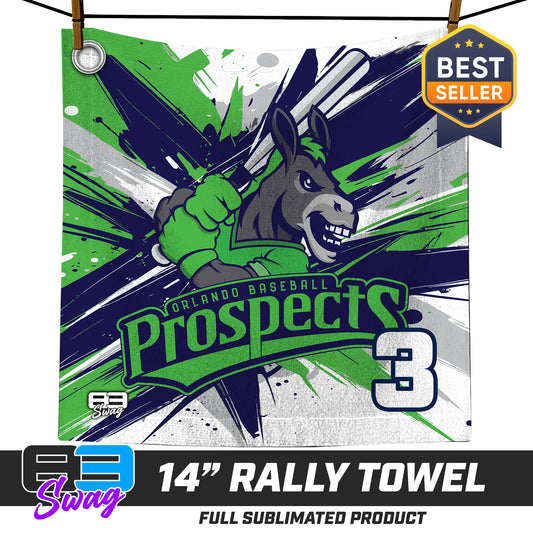 14"x14" Rally Towel  - Orlando Baseball Prospects - Swamp Donkeys V.2026