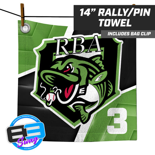 RBA Stripers Baseball - 14"x14" Rally Towel