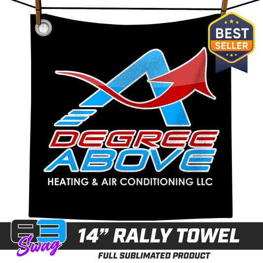 CUSTOM - 14"x14" Rally Towel - A Degree Above