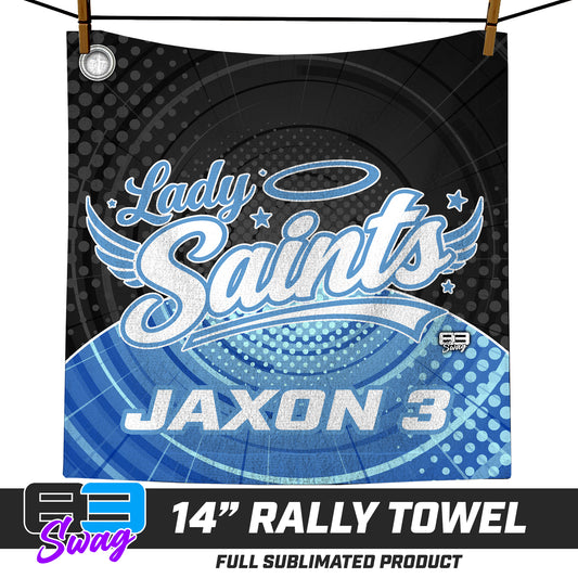CUSTOM - 14"x14" Rally Towel - Lady Saints Softball