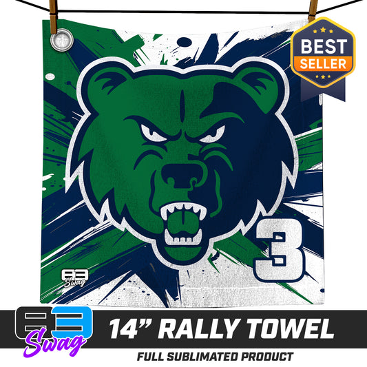 14"x14" Rally Towel  - Creekview Grizzlies