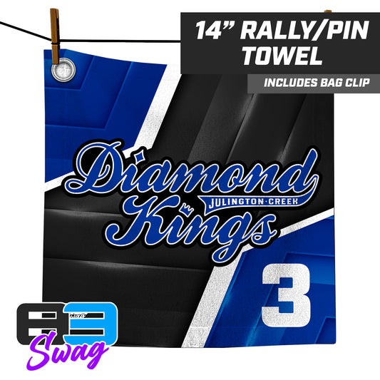 JCB Diamond Kings Baseball - 14"x14" Rally Towel