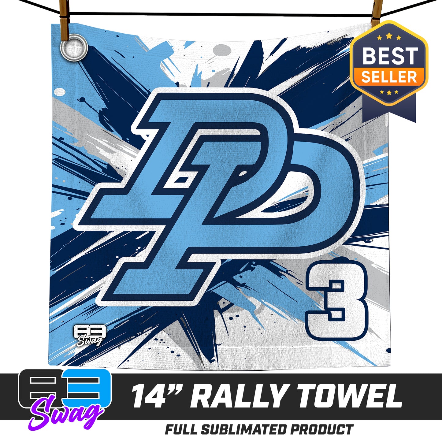 14"x14" Rally Towel  - Dr Phillips All Stars Baseball v.26