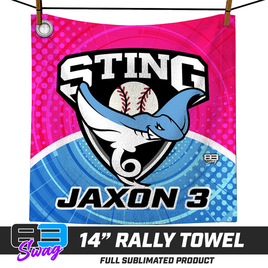 CUSTOM - 14"x14" Rally Towel - Southwest Sting Baseball