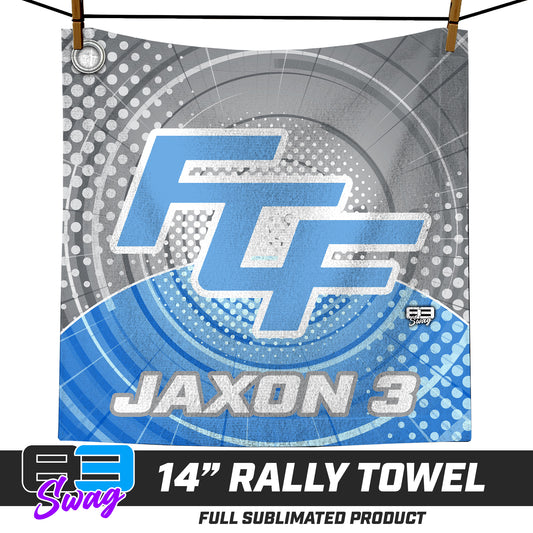 CUSTOM - 14"x14" Rally Towel - FCF Flight Baseball Blue