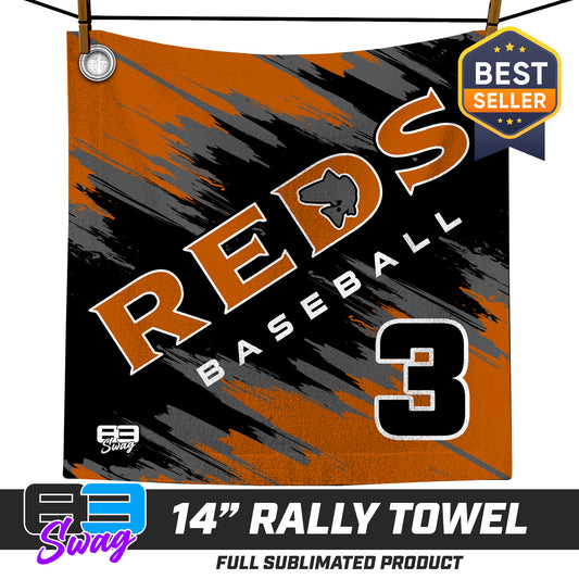 14"x14" Rally Towel  - ANCIENT CITY REDS