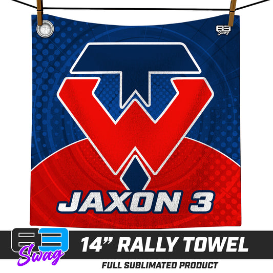 CUSTOM - 14"x14" Rally Towel - Tampa Warriors Baseball