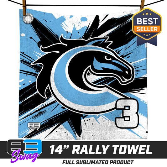 14"x14" Rally Towel  - Colts Baseball