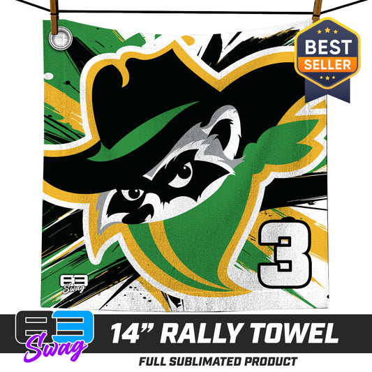 14"x14" Rally Towel  - Bandits Baseball