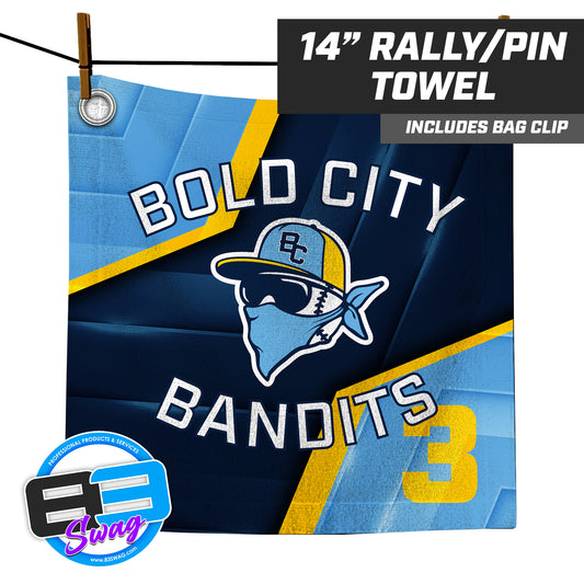 NEW! Bold City Bandits - 14"x14" Rally Towel