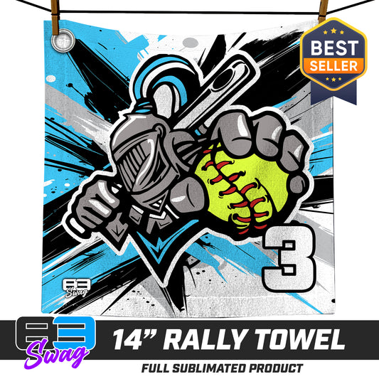 14"x14" Rally Towel  - Knights Softball