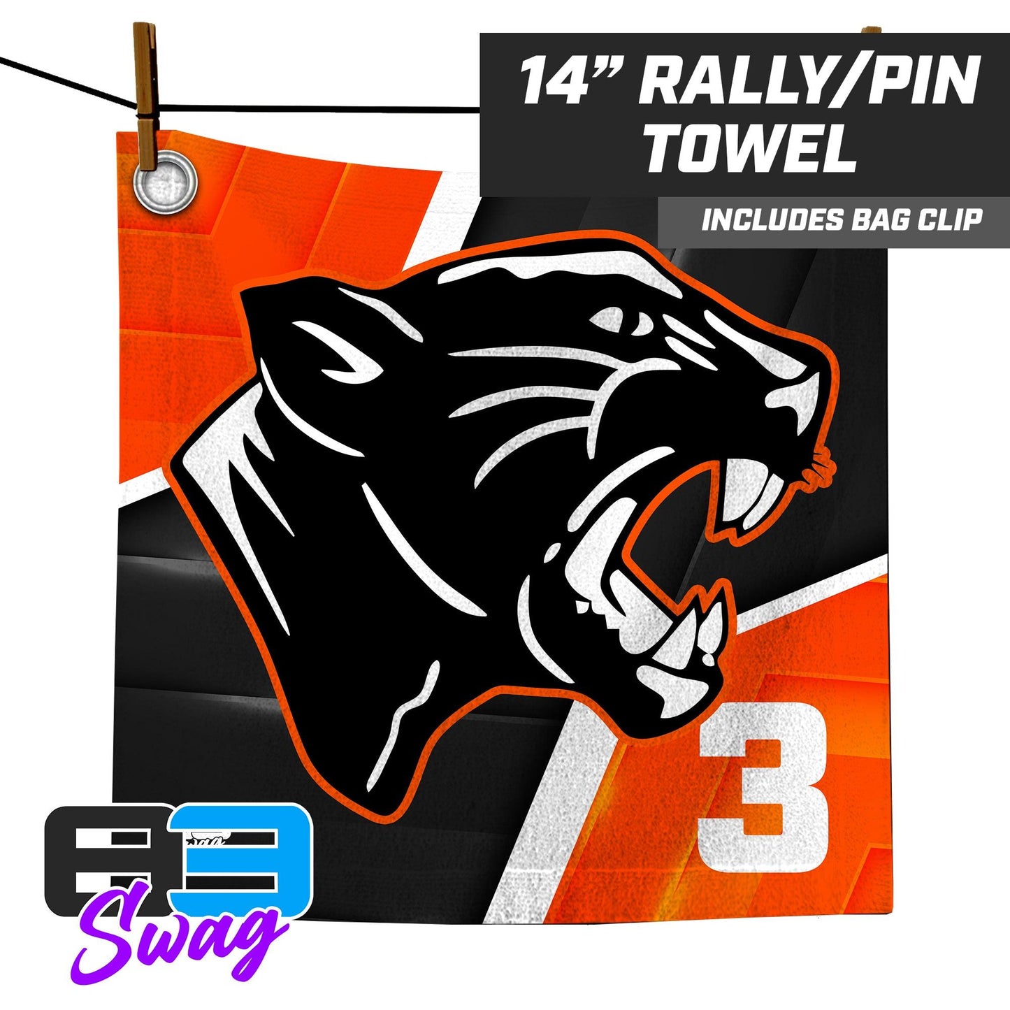 Stockbridge Panthers - 14"x14" Rally Towel - 83Swag