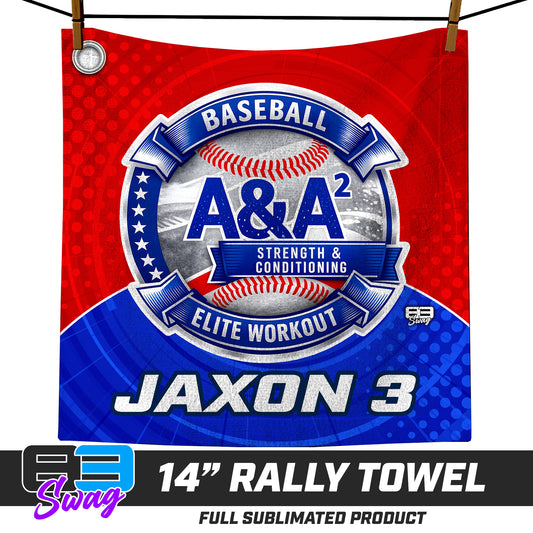CUSTOM - 14"x14" Rally Towel - A&A Baseball Elite