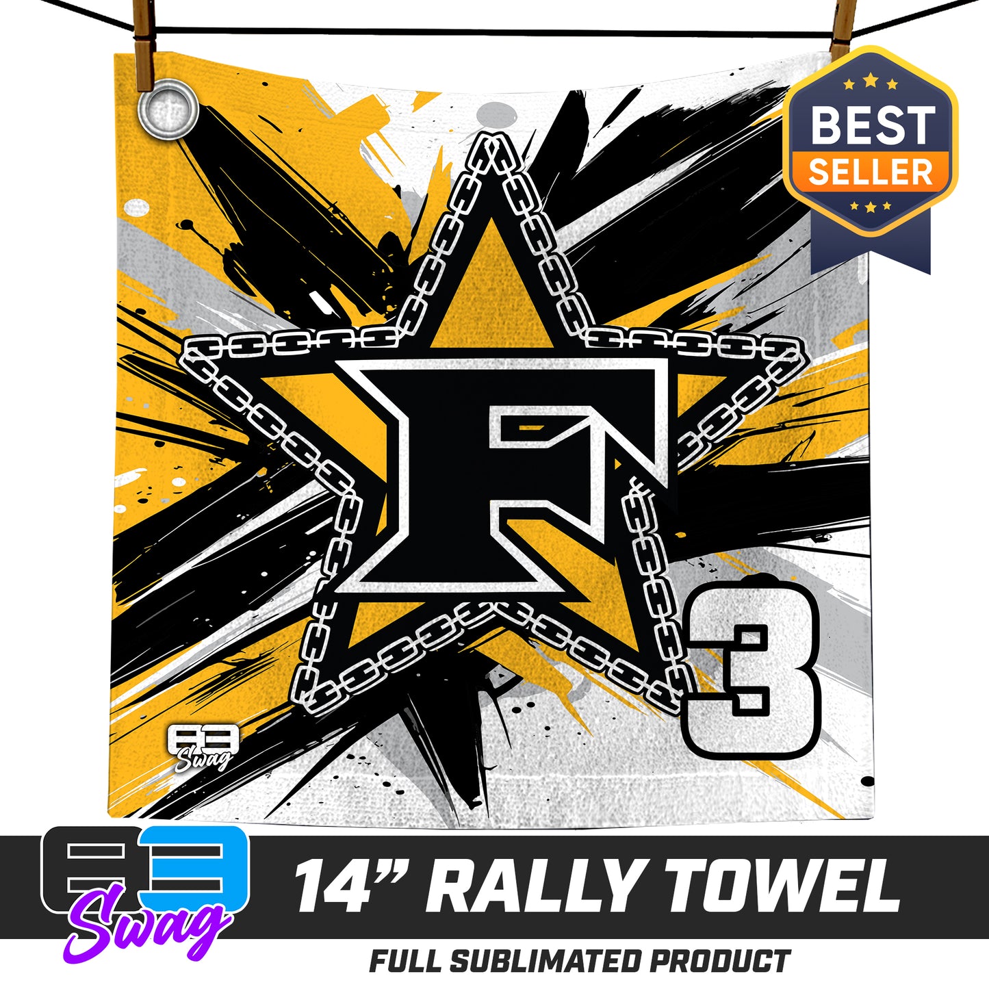 14"x14" Rally Towel  - 5 Star Mafia Baseball V.2026