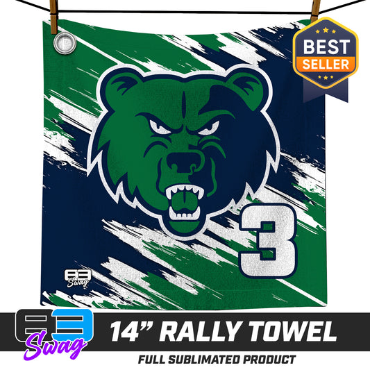 14"x14" Rally Towel  - Creekview Grizzlies