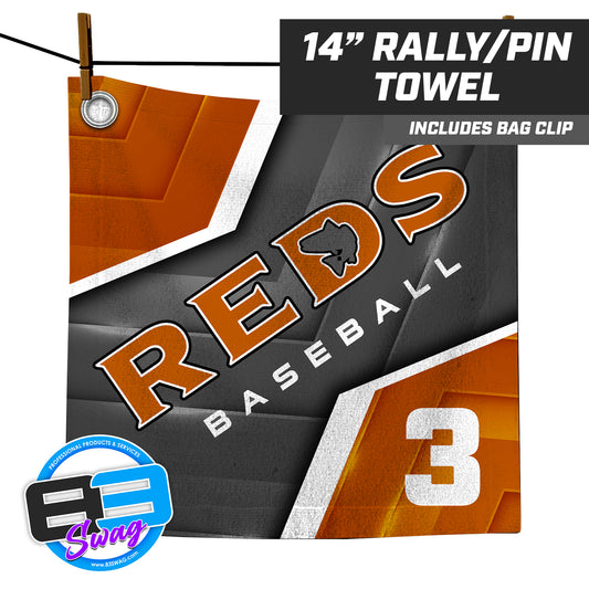 ANCIENT CITY REDS - 14"x14" Rally Towel