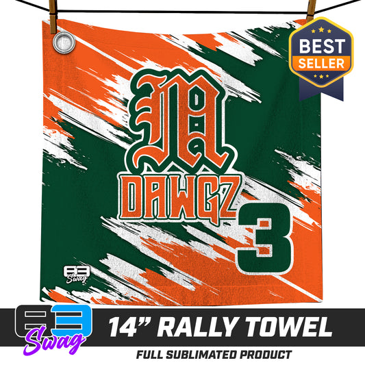 14"x14" Rally Towel  - Miami Metro Dawgz