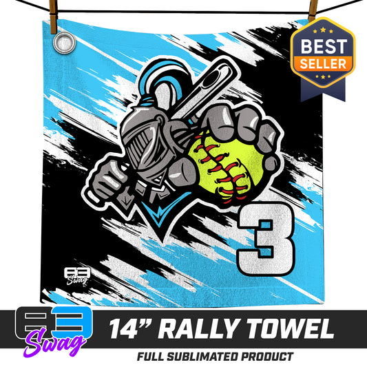 14"x14" Rally Towel  - Knights Softball