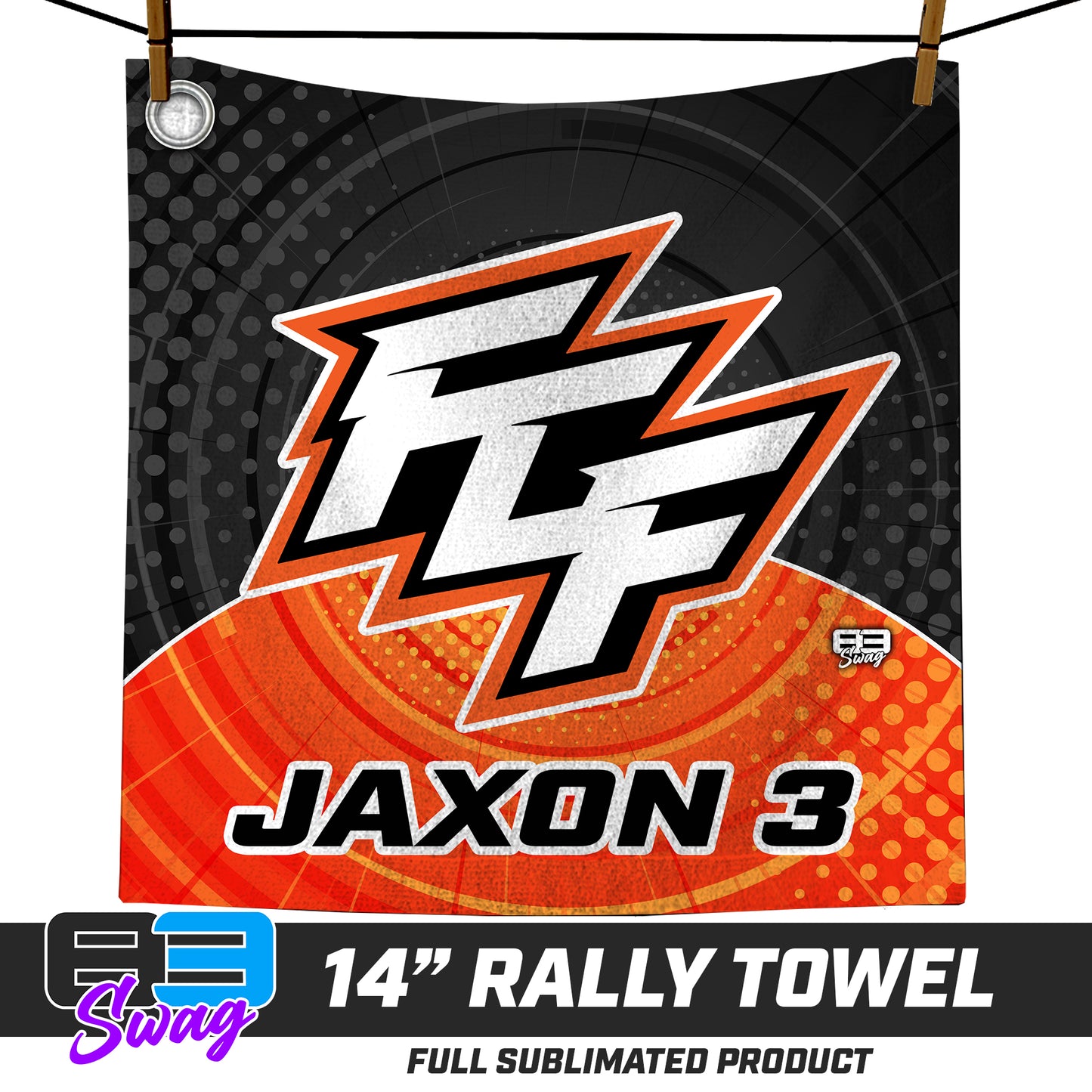 CUSTOM - 14"x14" Rally Towel - FCF Flight Baseball