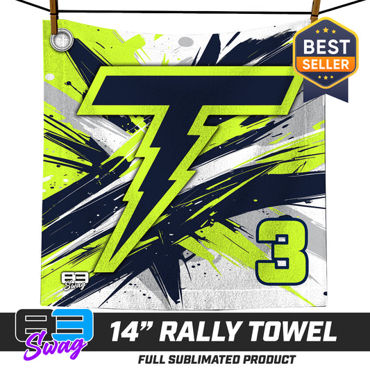 14"x14" Rally Towel  - Ponte Vedra Thunder Baseball 2026 VERSION