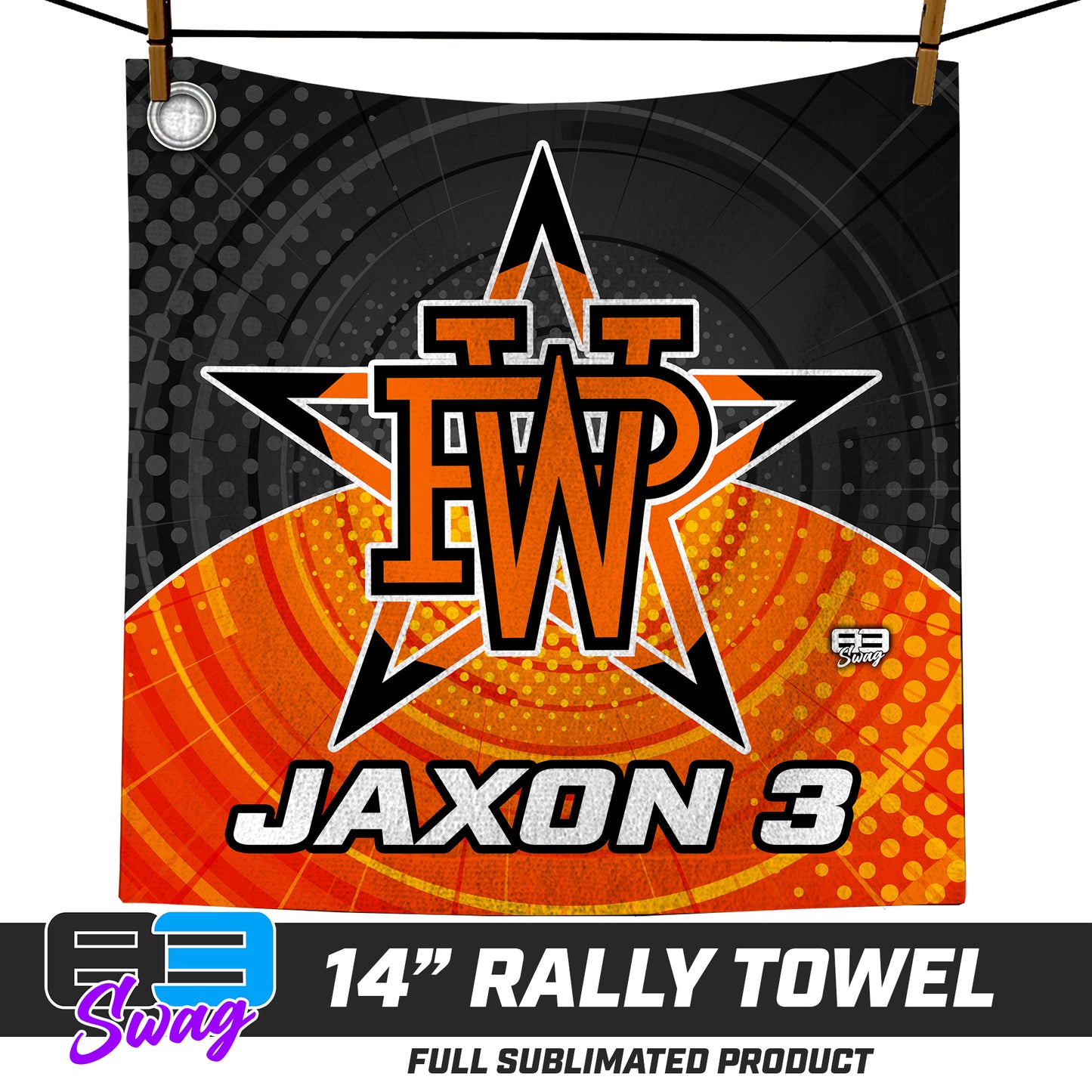 CUSTOM - 14"x14" Rally Towel - Winter Park All-Stars