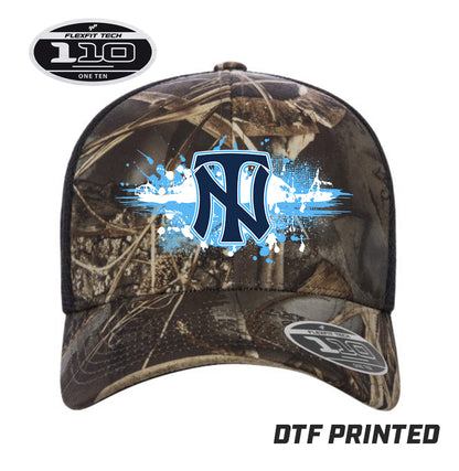 Flexfit 110M Adult 110reg Mesh Cap DTF PRINTED - Top Notch Baseball