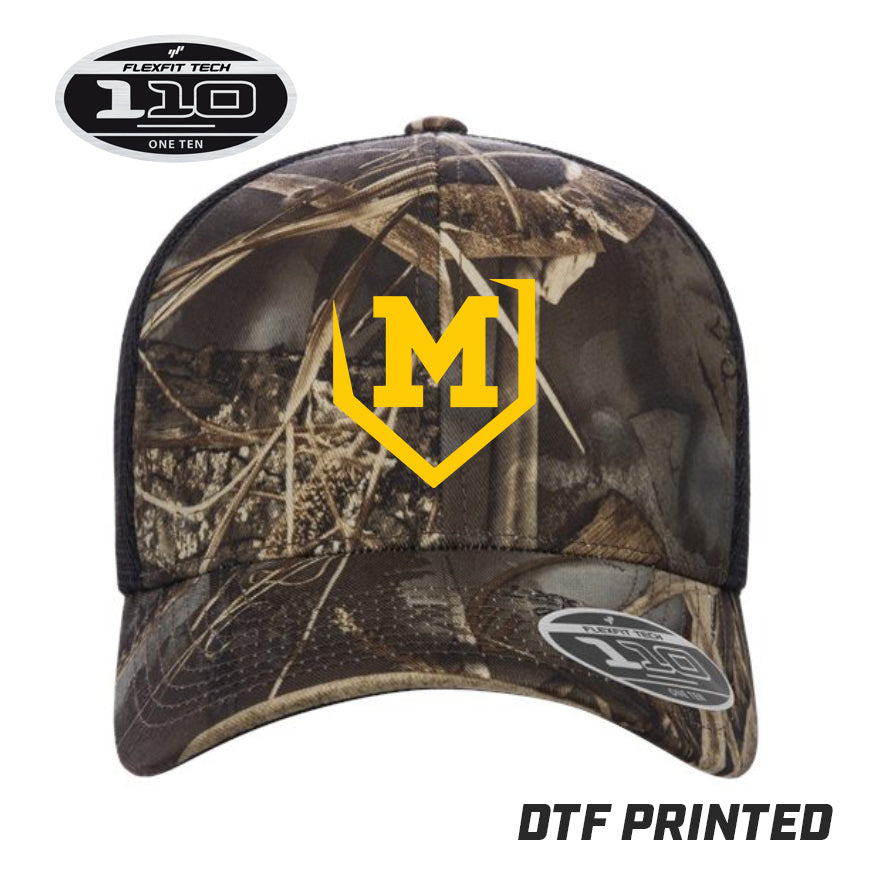 Flexfit 110M Adult 110reg Mesh Cap DTF PRINTED - Midland Bandits Baseball