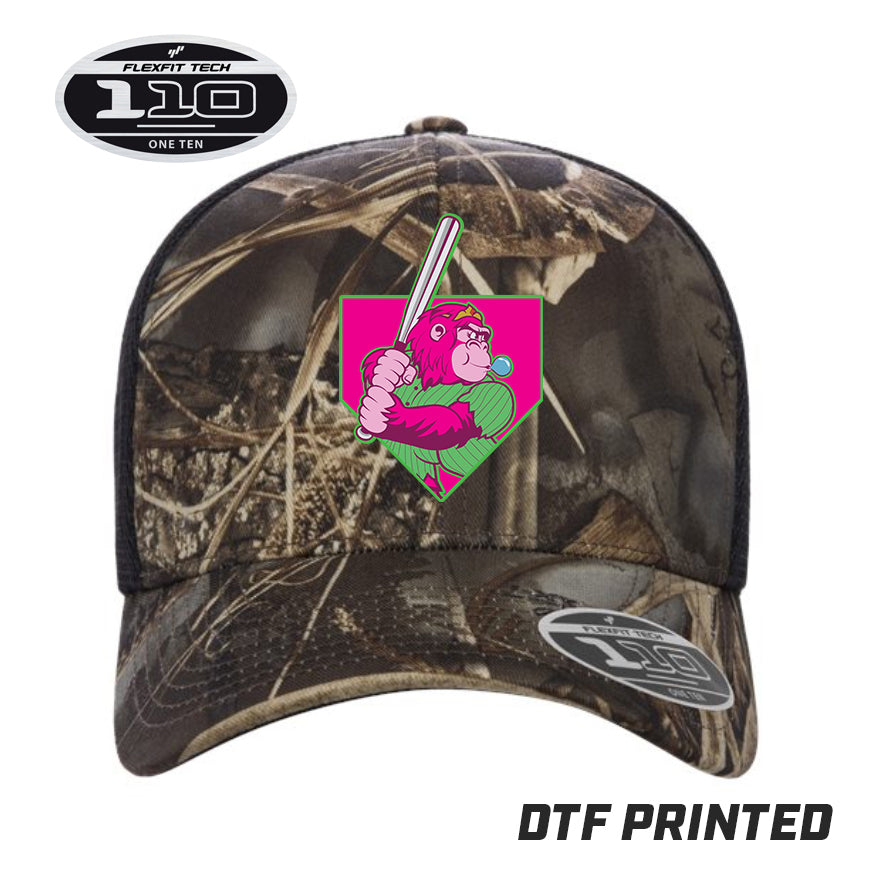 Flexfit 110M Adult 110reg Mesh Cap DTF PRINTED - OSP Gorilla Queens Softball