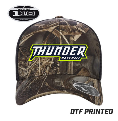 Flexfit 110M Adult 110reg Mesh Cap DTF PRINTED - Ponte Vedra Thunder Baseball