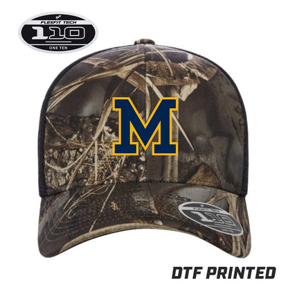 Flexfit 110M Adult 110reg Mesh Cap DTF PRINTED - Midland Baseball