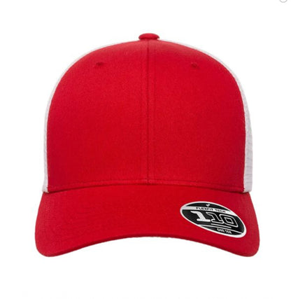 UPLOAD YOUR LOGO! - 3D PATCH TEAM HATS - Flexfit 110M Mesh Hat