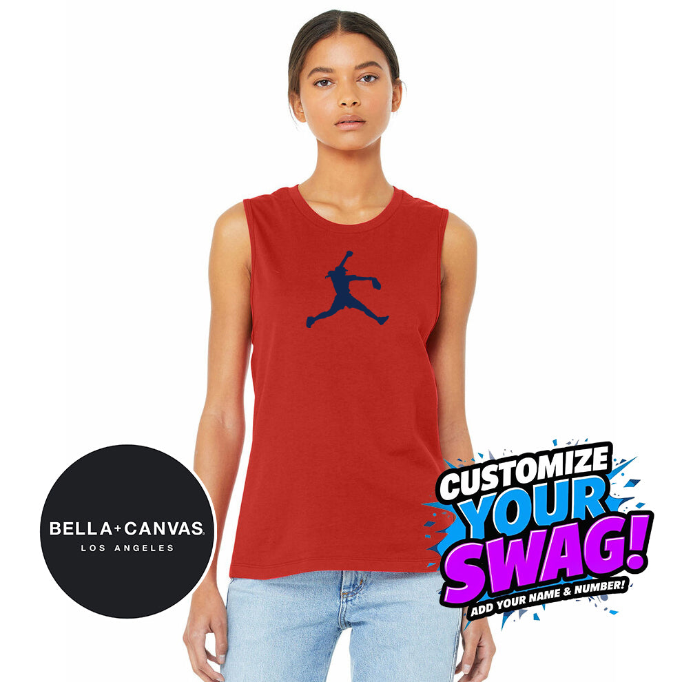 Bella + Canvas B6003 Women's Jersey Muscle Tank - KY Rockers Softball